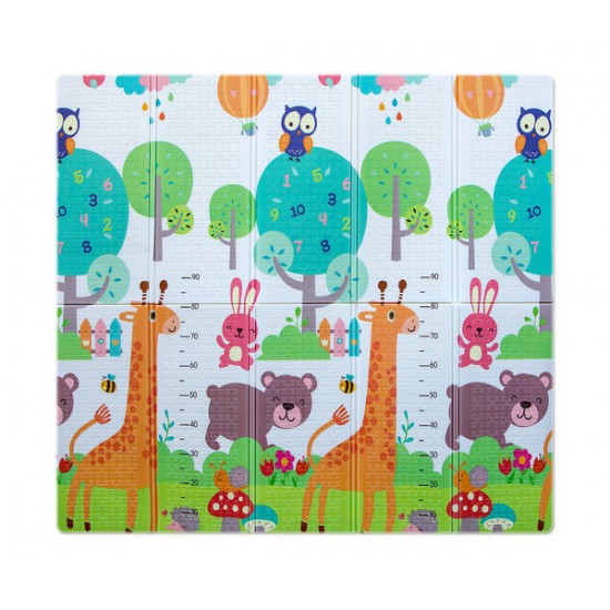 Covor termoizolant din spuma pliabil cu 2 fete 197x177 cm Giraffe