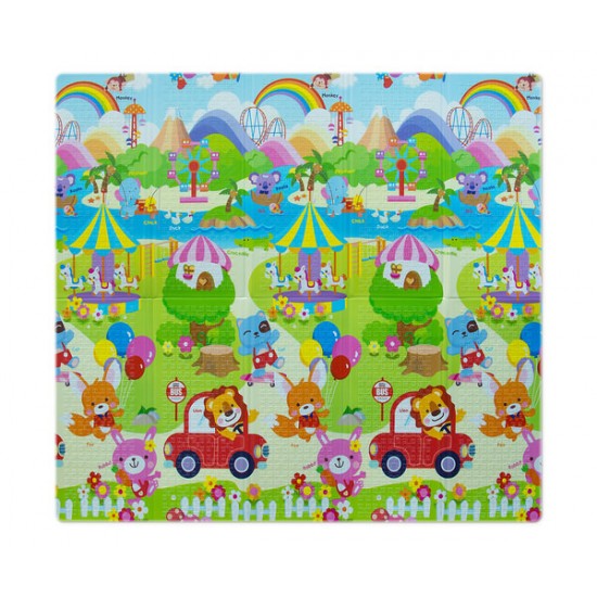 Covor termoizolant din spuma pliabil cu 2 fete 197x177 cm Giraffe