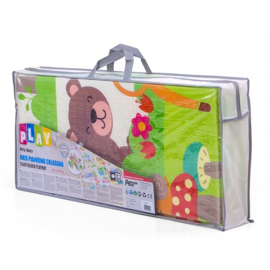 Covor termoizolant din spuma pliabil cu 2 fete 197x177 cm Giraffe