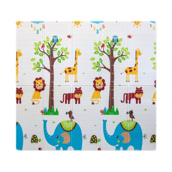 Covor termoizolant din spuma pliabil cu 2 fete 197x177 cm Safari