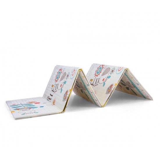 Covor termoizolant din spuma pliabil cu 2 fete 197x177 cm Zebra