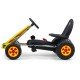 Kart cu pedale pentru copii Viper Yellow