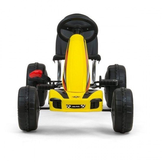 Kart cu pedale pentru copii Viper Yellow