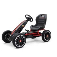 Kart cu pedale Licenta Abarth Black