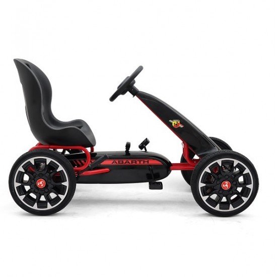 Kart cu pedale Licenta Abarth Black