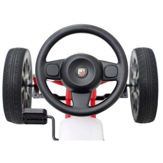 Kart cu pedale Licenta Abarth Black