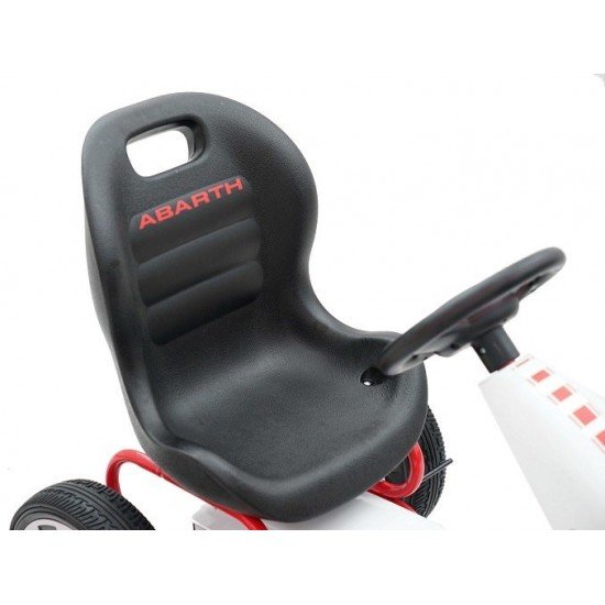 Kart cu pedale Licenta Abarth Black