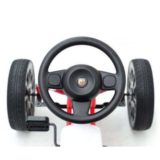 Kart pentru copii cu pedale Abarth Red