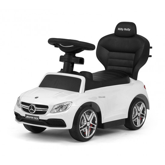 Masinuta copii 3 in 1 Mercedes AMG C63 white