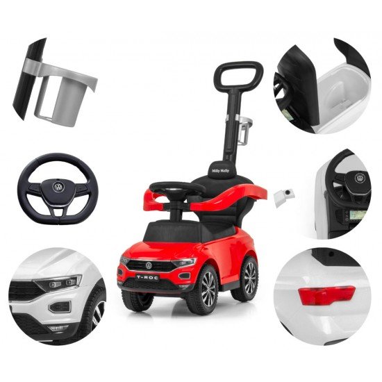 Masinuta copii 3 in 1 Volkswagen T-ROC Red