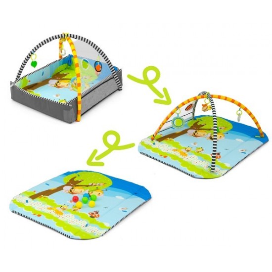 Salteluta educativa 5 in 1 Milly Mally - Albinutele vesele