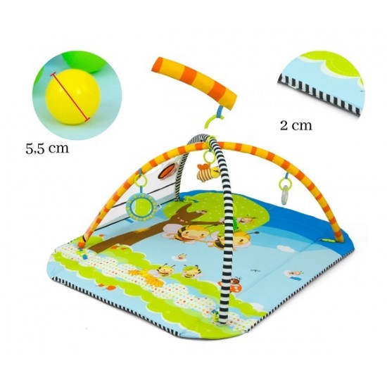 Salteluta educativa 5 in 1 Milly Mally - Albinutele vesele