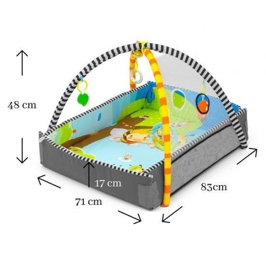 Salteluta educativa 5 in 1 Milly Mally - Albinutele vesele