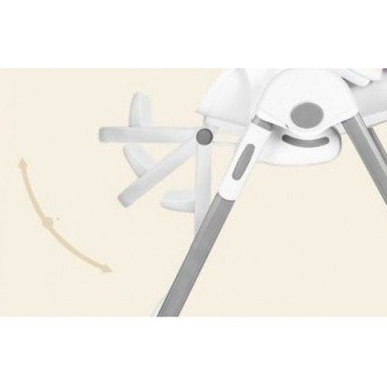 Scaun de masa copii 5 pozitii de inclinare Pappa Comfort Beige