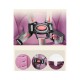 Scaun de masa 6-36 luni cu 5 pozitii de inclinare Pappa Comfort Pink
