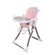 Scaun de masa copii cu pliere rapida Tasty Pappa Bear Pink