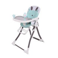 Scaun de masa copii cu pliere rapida Tasty Pappa Bear Blue