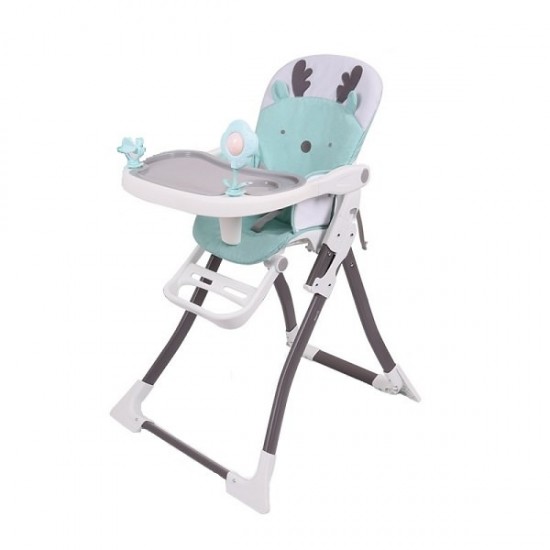 Scaun de masa copii cu pliere rapida Tasty Pappa Bear Blue