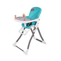 Scaun de masa copii cu pliere rapida Tasty Pappa Blue Cherry