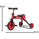 Tricicleta pliabila transformabila in bicicleta fara pedale Grande Red