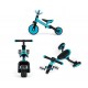 Tricicleta copii transformabila 3 in 1 Optimus Blue