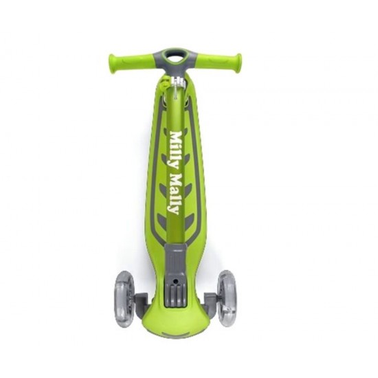 Trotineta pliabila cu roti luminoase Boogie Blue Milly Mally