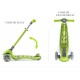 Trotineta pliabila cu roti luminoase Milly Mally Boogie Green