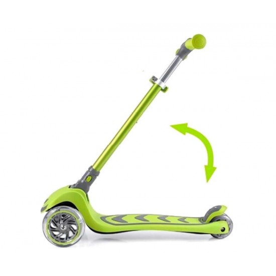 Trotineta pliabila cu roti luminoase Milly Mally Boogie Green