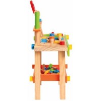 Banc de Lucru din Lemn cu 42 de Piese