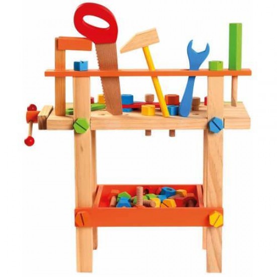 Banc de Lucru din Lemn cu 42 de Piese