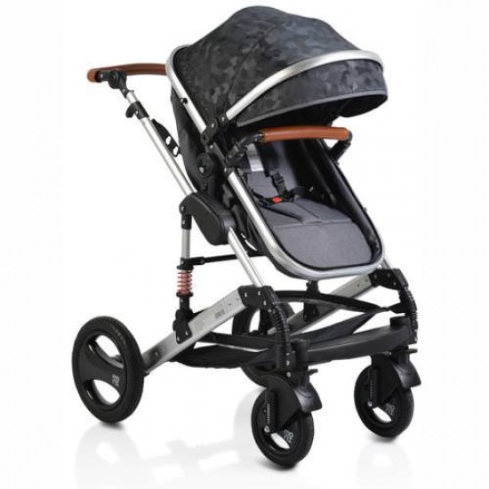 Carucior 2 in 1 Reversibil cu Suspensii Gala Premium Crystals