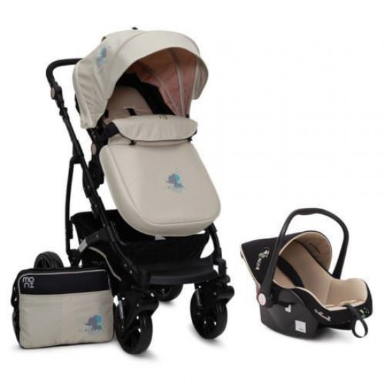 Carucior 3 in 1 cu Landou Transformabil Tala Bej