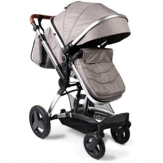 Carucior 3 in 1 cu Landou Transformabil Veyron Gri