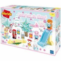 Joc de Construit Calendar Advent TweePop cu 24 Accesorii si Tobogan