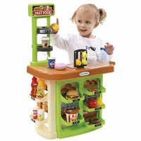 Jucarie educativa cu 23 piese Fast Food Market, Colectia 100% Chef
