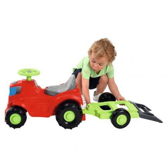 Mini Tractor cu Platforma si Masina de Tuns Iarba