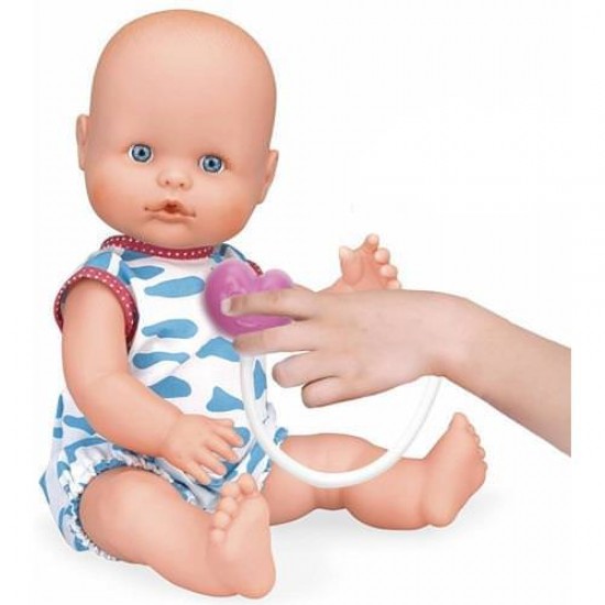 Papusa Bebelus Nenuco Baietel cu Stetoscop si Termometru