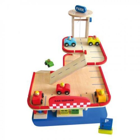 Parcare din Lemn cu 2 Etaje