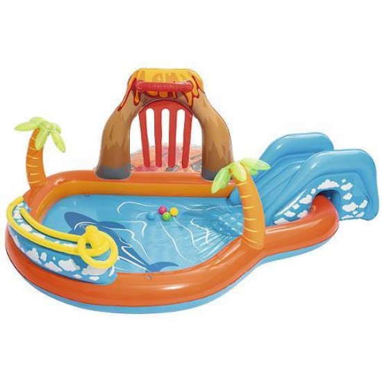 Piscina de Joaca Insula cu Vulcan, 265 x 265 x 104 cm