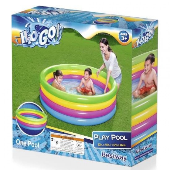 Piscina Gonflabila cu 4 Inele Colorate