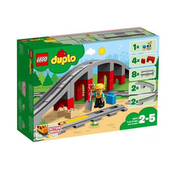 LEGO Duplo - Pod si sine de cale ferata 10872