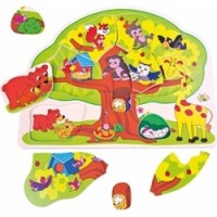 Puzzle Copacul cu Animalute