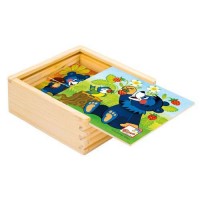 Puzzle din Lemn Baribal in Cutiuta