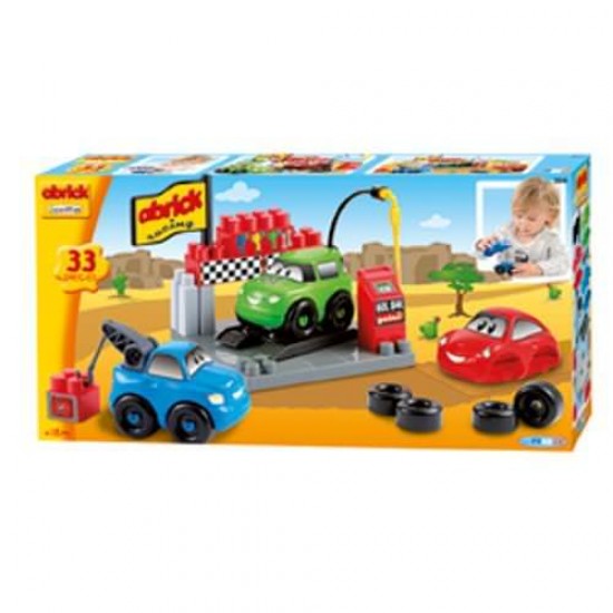 Set Abrick Masinute de Cursa 33 Piese