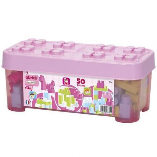 Set Constructii Abrick Roz 50 Piese