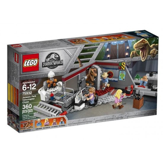LEGO Jurassic World - Urmarirea Velociraptorului din Jurassic Park 75932