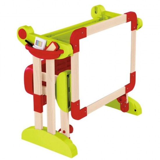 Banca scolara din lemn Smoby Modulo Space 2 in 1