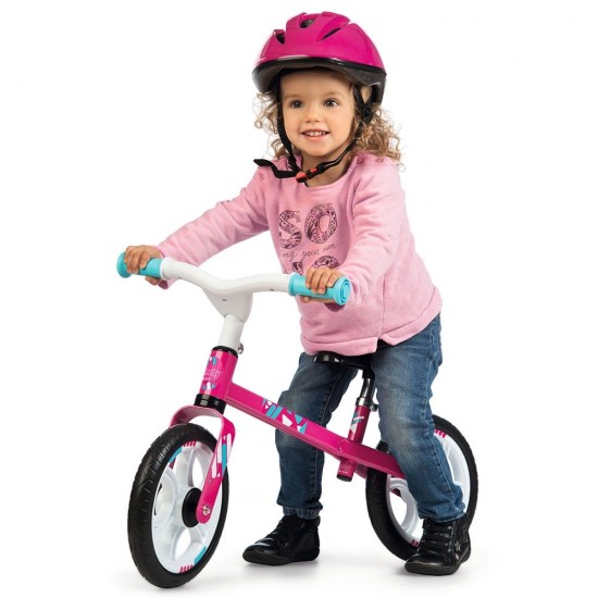 Bicicleta fara pedale Smoby First Bike Pink