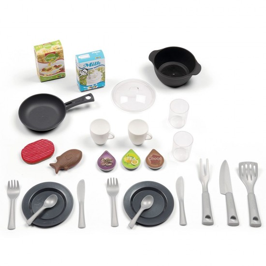 Bucatarie electronica Smoby Cherry verde cu sunete