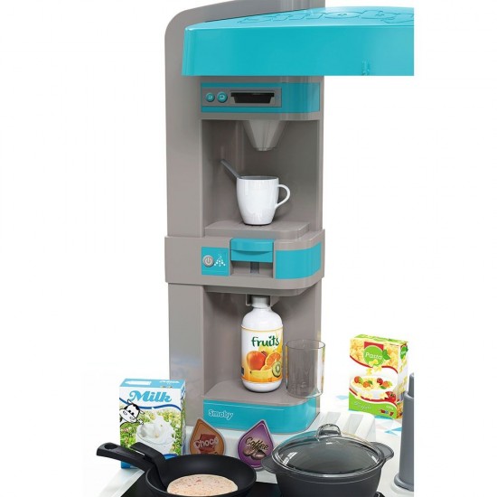 Bucatarie Smoby Mini Tefal Studio Bubble gri albastru